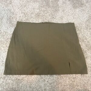 Aeropostale Olive Mini Skirt